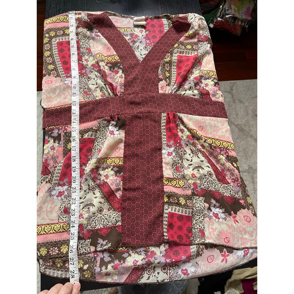 Vintage Faded Glory Y2k Boho Hippie Kaftan Style … - image 7